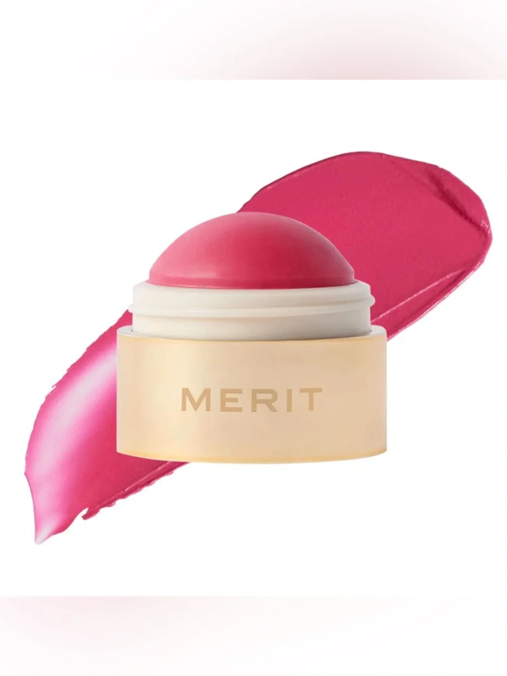 MERIT Flush Balm Cream Blush Mini Size in Le Bonbon